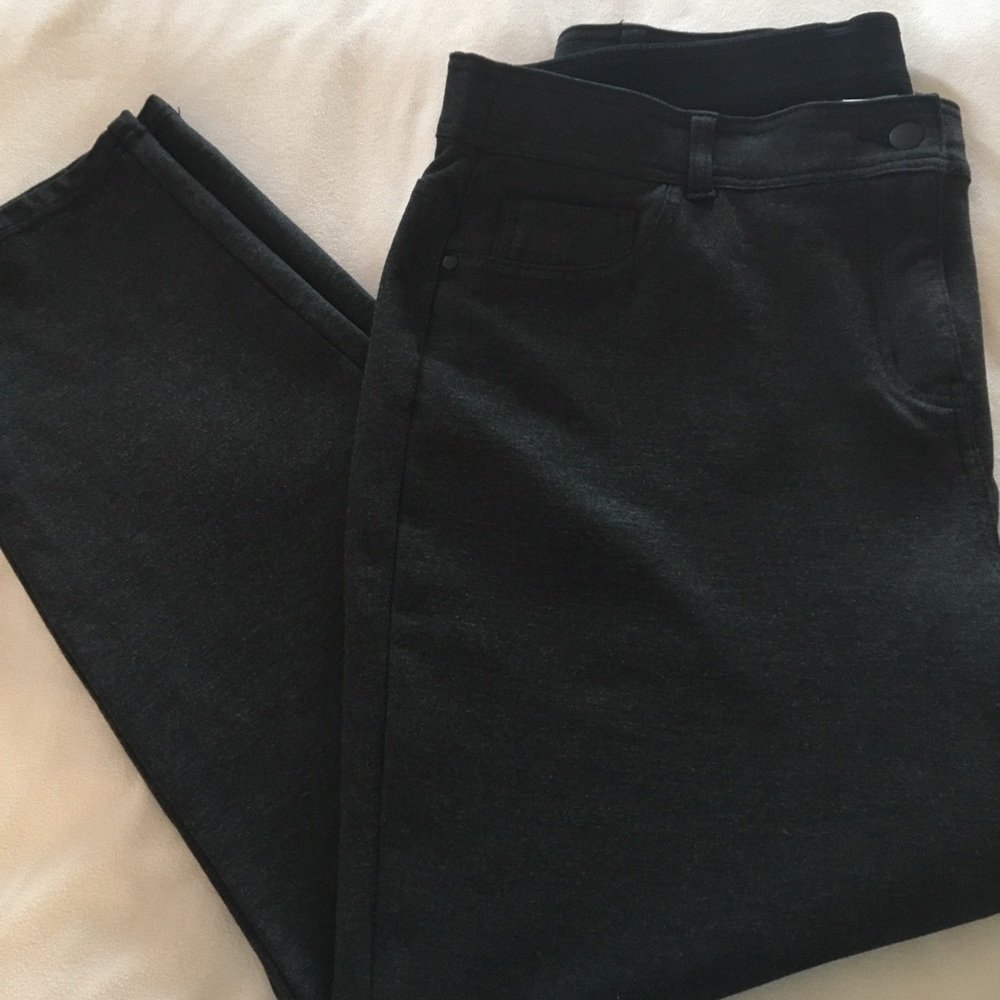 Heather Gray Casual Slacks 18W